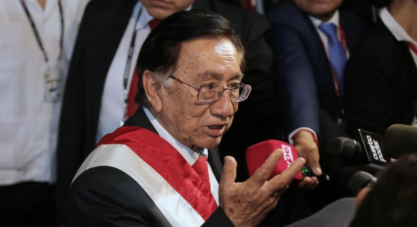 პერუს ახალი დროებითი პრეზიდენტი ჰყავს