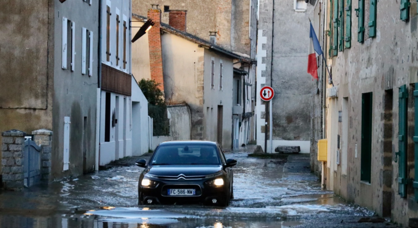 საფრანგეთში რეკორდული ხანგრძლივობის – ორმოცდღიანი წვიმა შეწყდა