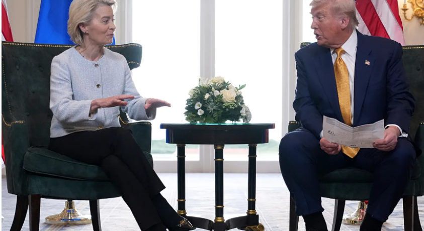 ევროკავშირი აშშ-სთან სავაჭრო შეთანხმების რატიფიცირების გადადებას გეგმავს