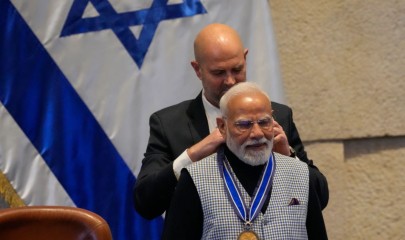 ინდოეთის პრემიერ-მინისტრმა ისრაელის ქნესეთს სიტყვით მიმართა