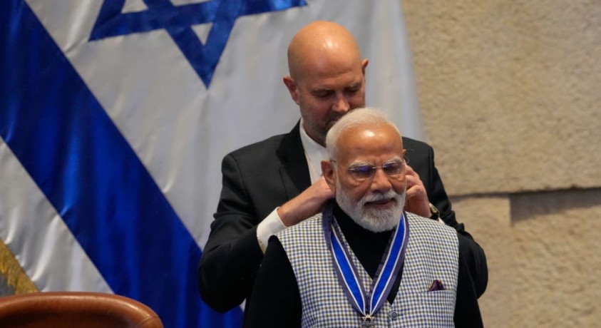 ინდოეთის პრემიერ-მინისტრმა ისრაელის ქნესეთს სიტყვით მიმართა