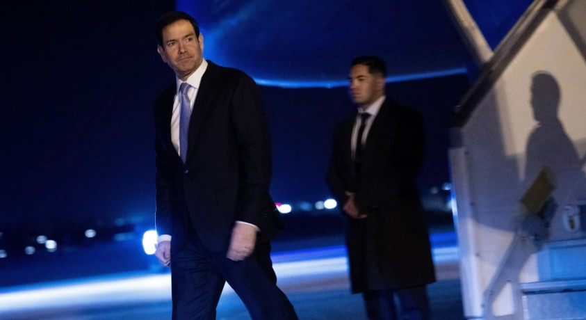 მარკო რუბიო საფრანგეთში დიდი შვიდეულის შეხვედრაზე ჩაფრინდა