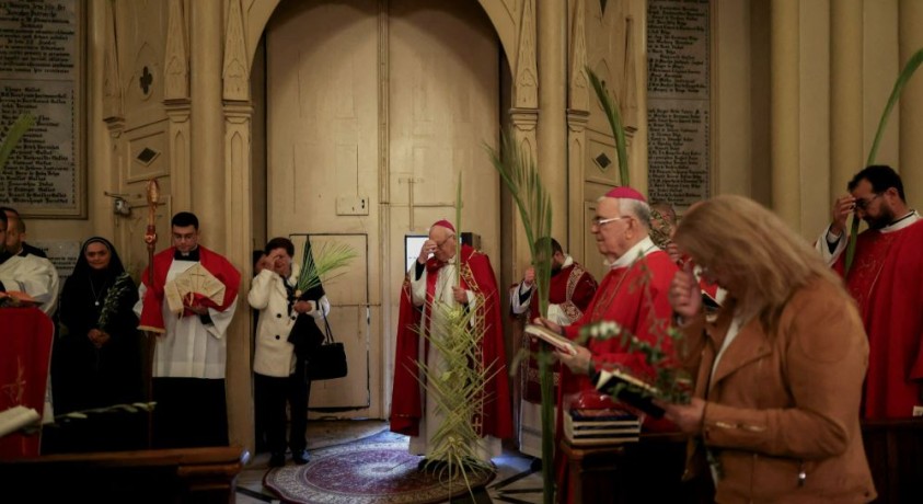 იერუსალიმში, წმინდა საფლავის ეკლესიაში მსახურება მორწმუნეების გარეშე ჩატარდა