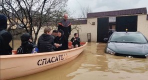 დაღესტანში გასულ უქმეებზე კოკისპირულ წვიმას წყალდიდობა მოჰყვა