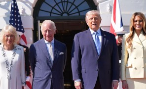 დიდი ბრიტანეთის მეფეს და დედოფალს თეთრ სახლში უმასპინძლეს