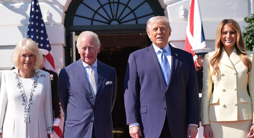 დიდი ბრიტანეთის მეფეს და დედოფალს თეთრ სახლში უმასპინძლეს