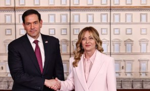 ჯორჯია მელონიმ რომში მარკო რუბიოს უმასპინძლა