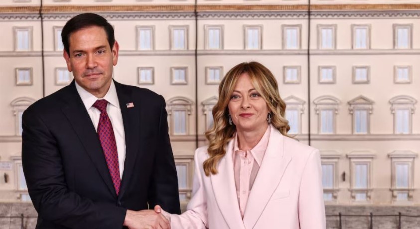 ჯორჯია მელონიმ რომში მარკო რუბიოს უმასპინძლა
