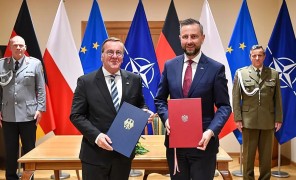 გერმანიამ და პოლონეთმა თავდაცვის შესახებ  ერთობლივ ხელშეკრულებას მოაწერეს ხელი