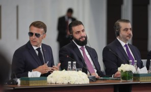 მაკრონის ვიზიტის პარალელურად სირიის დედაქალაქში აფეთქებები იყო