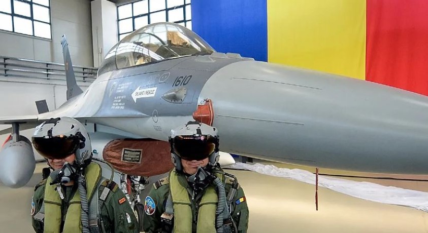 რუმინეთმა F-16-ის ავიაგამანადგურებლით საკუთარ საჰაერო სივრცეში შეჭრილი დრონი ჩამოაგდო