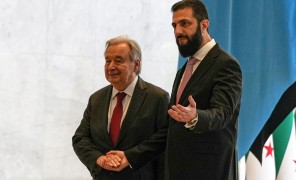 გაეროს ხელმძღვანელი სირიის წინააღმდეგ ყველა სანქციის გაუქმებას ითხოვს