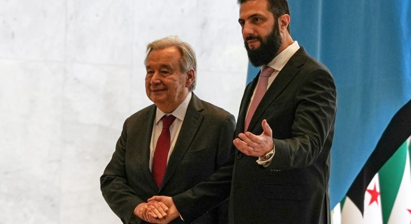 გაეროს ხელმძღვანელი სირიის წინააღმდეგ ყველა სანქციის გაუქმებას ითხოვს
