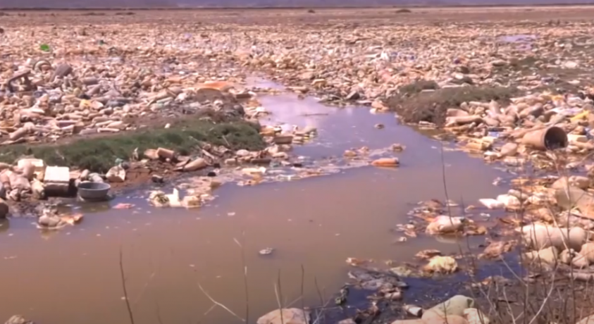 დანაგვიანებული ტბა ბოლივიაში