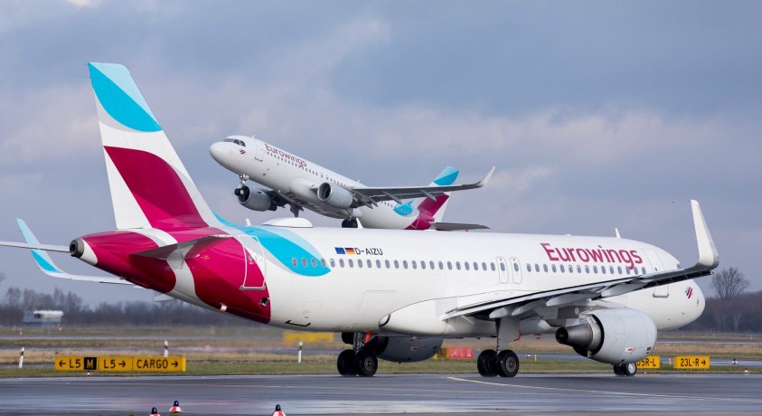 საქართველოში ფრენებს გერმანული დაბალბიუჯეტიანი ავიაკომპანია Eurowings-ი შეასრულებს