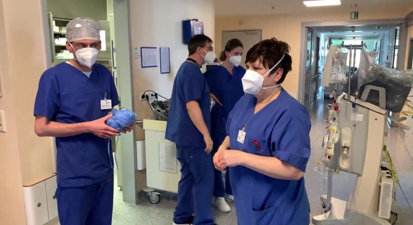 ბერლინში ინტენსიური თერაპიის განყოფილებაში კოვიდპაციენტების რაოდენობამ რეკორდულად მოიმატა