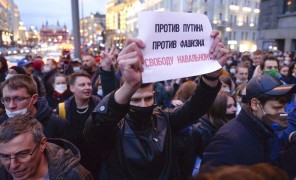 ალექსეი ნავალნის მხარდამჭერ აქციაზე 1700-ზე მეტი ადამიანი დააკავეს