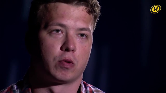 სატელევიზიო ინტერვიუში რომან პროტასევიჩი დანაშაულს აღიარებს