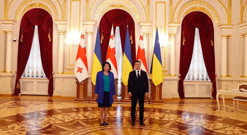 პრეზიდენტის ვიზიტი უკრაინაში