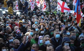 8 ნოემბრის საპროტესტო აქცია – ფოტოკოლაჟი