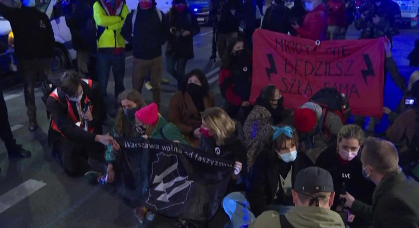 პოლონეთში აბორტების აკრძალვას ისევ აპროტესტებენ