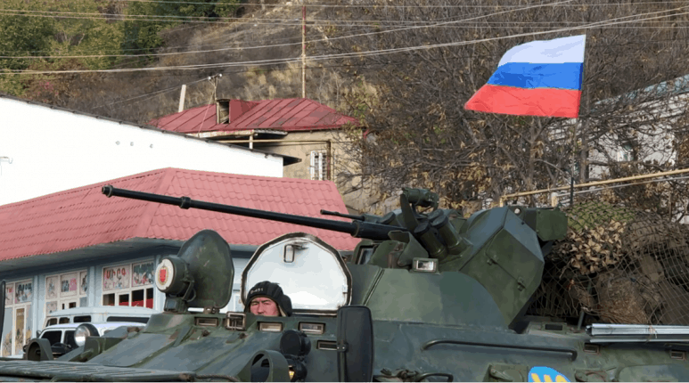 რუსმა სამხედროებმა მთიან ყარაბაღში სამშვიდობო მისიის შესრულება დაიწყეს