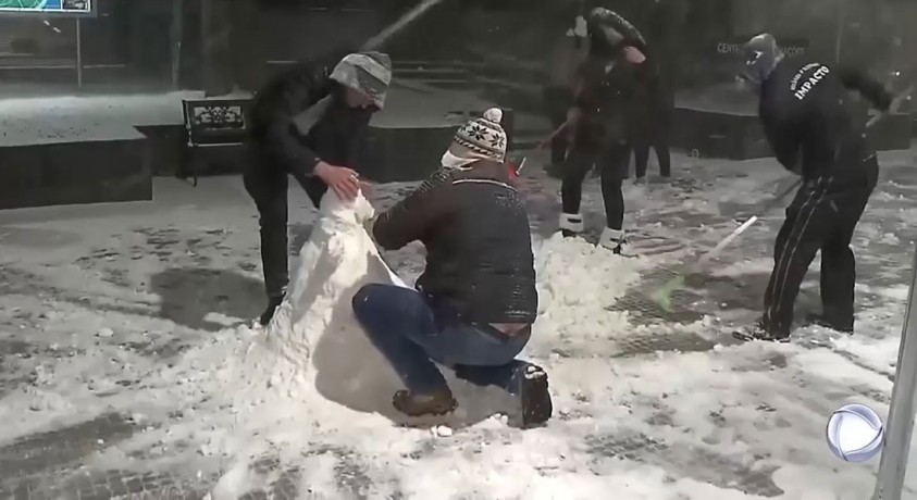 ბრაზილიაში თოვლი მოვიდა