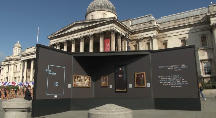 ლონდონის ცენტრში გამოფენა მოეწყო