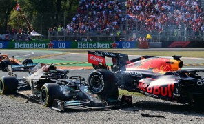 ლუის ჰემილტონისა და მაქს ვერსტაპენის შეჯახება