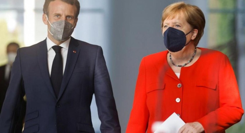 პარიზში ემანუელ მაკრონისა და ანგელა მერკელის შეხვედრა გაიმართა