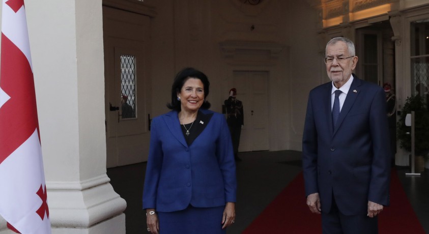 100 წლის შემდეგ საქართველოს პრეზიდენტის პირველი ვიზიტი ავსტრიაში