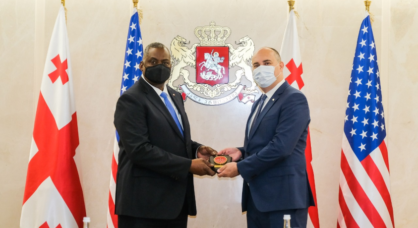 ლოიდ ოსტინი – აშშ დიდად აფასებს საქართველოს, როგორც მტკიცე სტრატეგიულ პარტნიორს