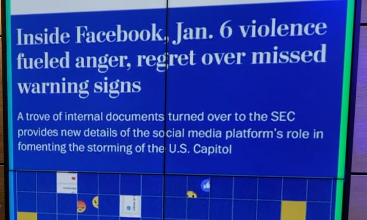 აშშ-ის კაპიტოლიუმზე თავდასხმა – რა წერია ფეისბუკის შიდადოკუმენტებში