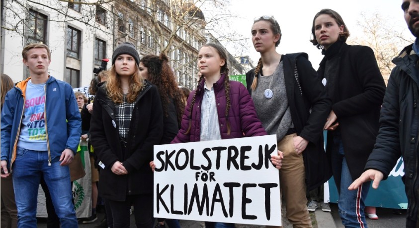 ბელგიაში მოზარდები გლობალური დათბობის წინააღმდეგ იბრძვიან