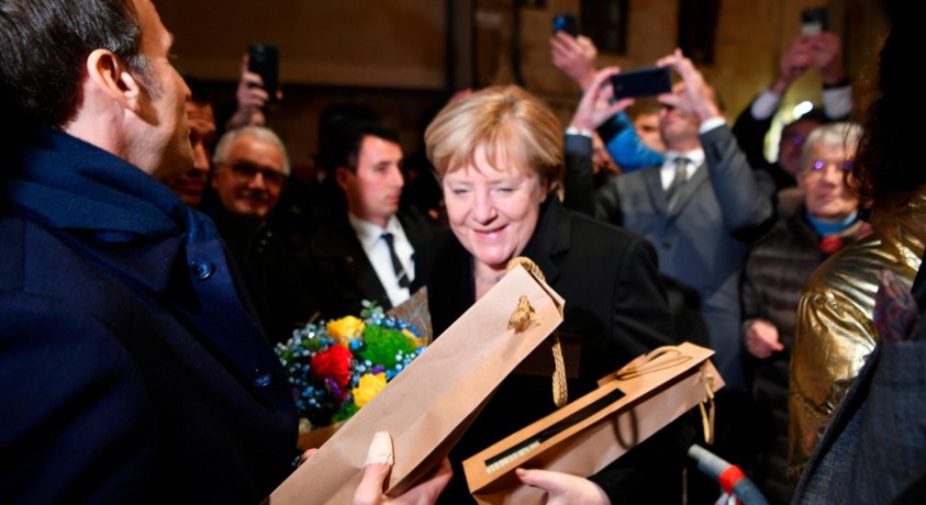 ანგელა მერკელის კანცლერის რანგში ბოლო ვიზიტი პარიზში
