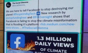 კვლევა: ფეისბუკზე კლიმატის შესახებ დეზინფორმაციის რაოდენობა ყოველდღიურად იზრდება