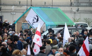 აქცია რუსთავის ციხესთან