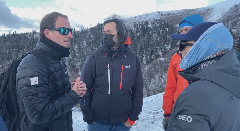 საერთაშორისო სათხილამურო ფედერაციის წარმომადგენლების ინსპექცია ბაკურიანში