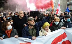 “ნაციონალური მოძრაობის” მიერ ორგანიზებული აქცია-მსვლელობა – 15 ნოემბრის ფოტოქრონიკა