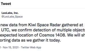 აშშ რუსეთის მიერ კოსმოსში რაკეტის გამოცდას „უპასუხისმგებლოს“ უწოდებს