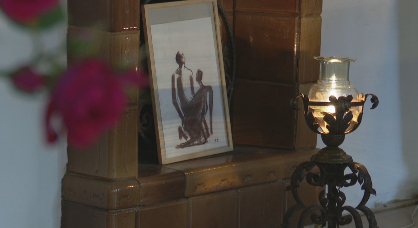 გუგა კოტეტიშვილის სტუდიაში