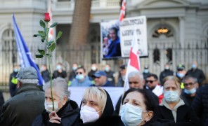 მიხეილ სააკაშვილის მხარდამჭერთა აქცია პრეზიდენტის სასახლესთან – 8 დეკემბრის ფოტოქრონიკა