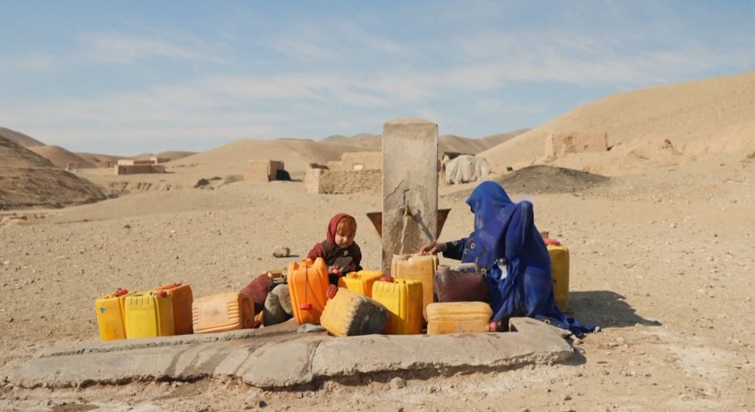 გვალვის გამო ავღანეთის სოფლებში წყლის მარაგი იწურება