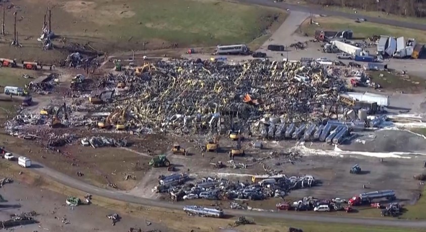 კენტუკის შტატში დაზარალებულებს მაშველები ამ დრომდე ეძებენ