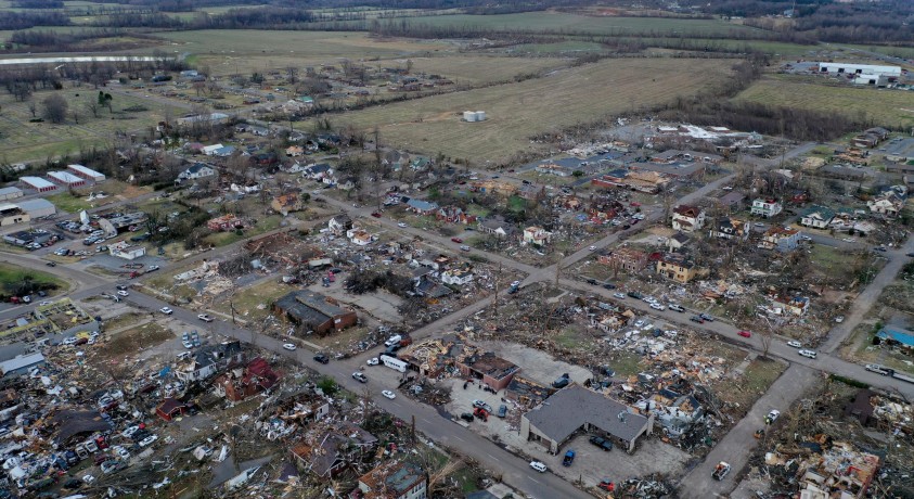ტორნადომ ყველაზე მეტად კენტუკის შტატი დააზარალა
