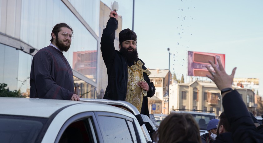 ქრისტეშობა თბილისში – 7 იანვრის ფოტოქრონიკა