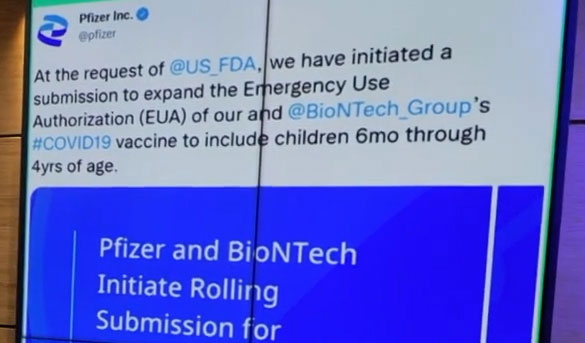 „ფაიზერმა“ 5 წლამდე ბავშვებში ვაქცინაციის ნებართვის მიღების მიზნით FDA-ს მიმართა