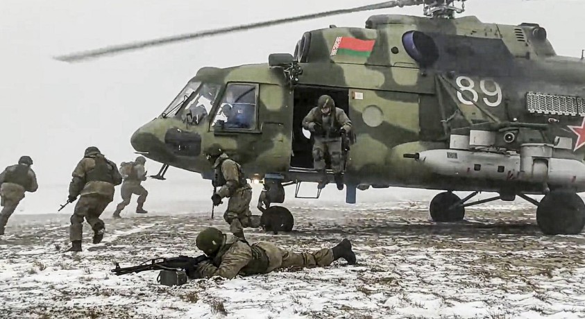 ბელარუსის სახელმწიფო საზღვართან სამხედრო მანევრებს უკრაინის არმიაც ატარებს