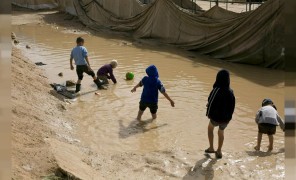 ჩრდილოეთ სირიაში მდებარე დევნილთა ბანაკებში ცხოვრება სახიფათოა