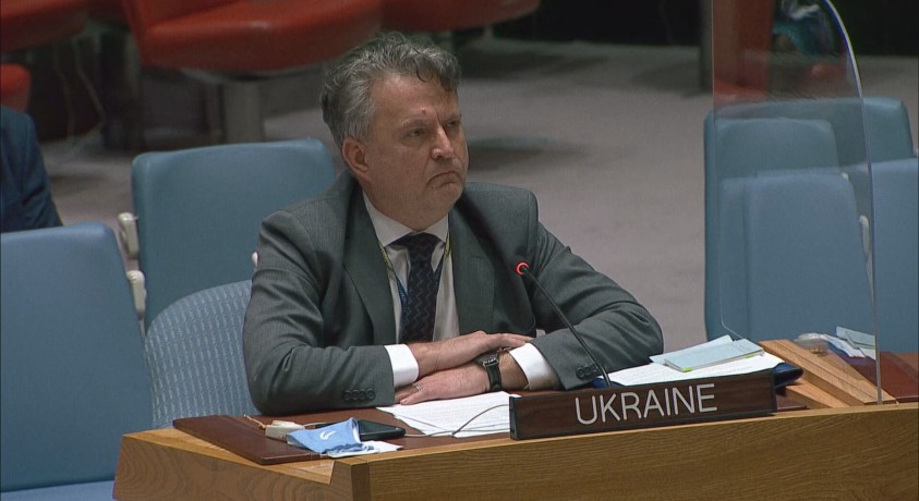 უკრაინის ელჩი გაეროში: რუსეთის ფედერაციამ უშიშროების საბჭოს თავმჯდომარეობა უნდა დათმოს